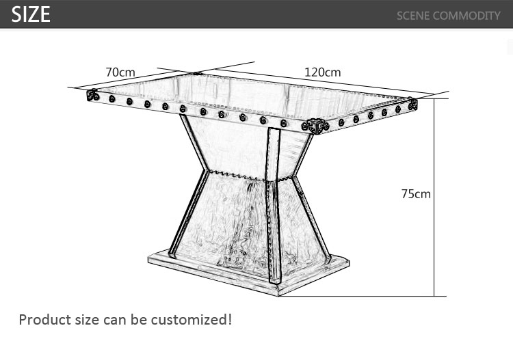 industrial bedside table
