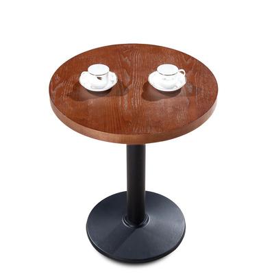 Simple Coffee Shop Bar Catering Wood Round Table TB015