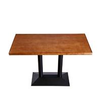 Modern Wooden Rectangular Table Customized Cafe Long Table TB016