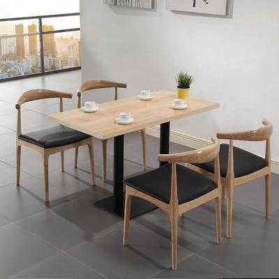 Modern Restaurant And Snack Bar Wood Table And Chair Set GROUP1