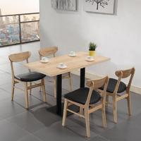Concise Style Fast Food Restaurant Catering Wooden Furniture GROUP2