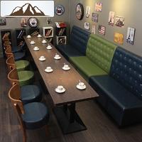 Modern Design Coffee Shop Dining Table And Booths Sofa SE001-1