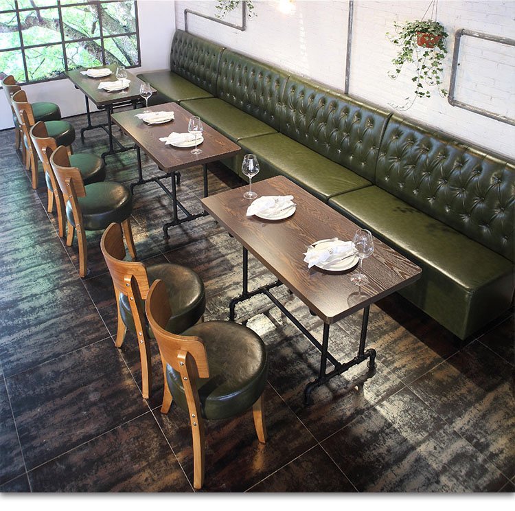 restaurant bar stools and tables