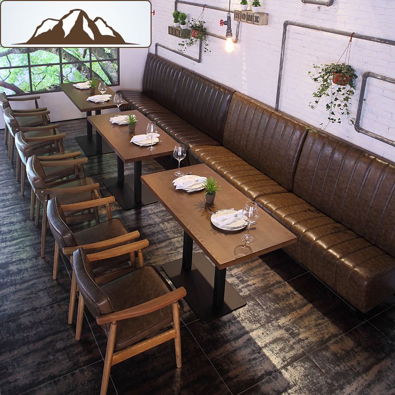 Contemporary Restaurant Furnishing Cafe Booths Seating SE001-27