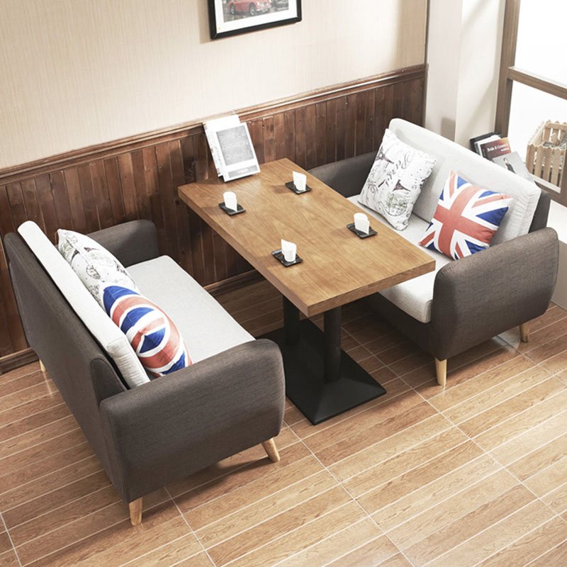Modern Restaurant And Coffee Shop Dining Table And Sofa SE005-5