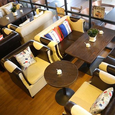 Fashion Coffee Shop Furniture Comfortable Sofa And Table SE015-2