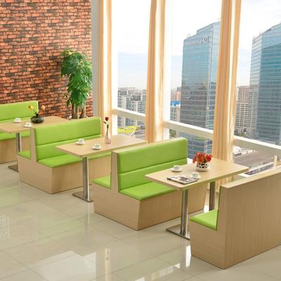 Concise Style Restaurant Booths Seating And Table Set SJ001-1