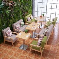 Modern Hotel Dining Table And Linen Fabric Sofa Chair SJ002-5