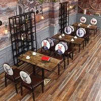 Antique Style Hot Pot Restaurant Dining Furniture GROUP44