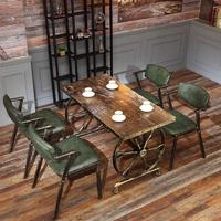 Village Style Metal Cafe Dining Table And Chairs GROUP49