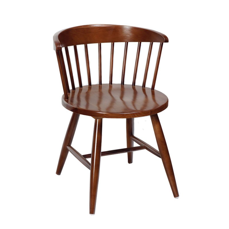 Nordic Design Wooden Low Back Windsor Dining Chair CA007