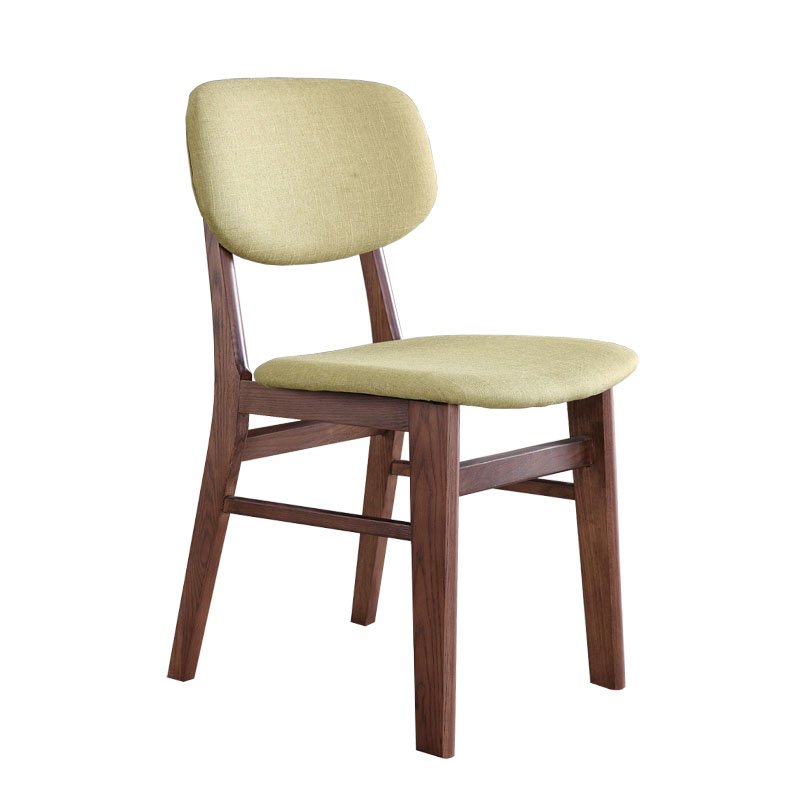 Modern Eatery Wooden And Fabric Dining Chairs CA019