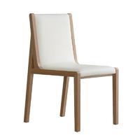 Modern Leather Dining Chair Bistro Seating Furniture CA036