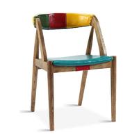 Retro Coffee Shop And Bistro Wooden Dining Chair CA042
