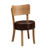 Concise Style Cafe Furniture Leather Dining Chair CA065