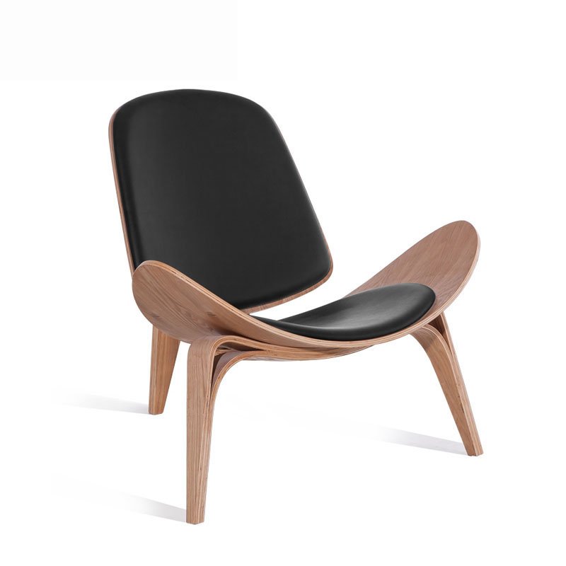 Nordic Club And Lounge Wooden Smiling Chair SA016