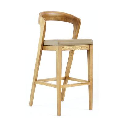 Modern Solid Wood Dining Bar Stools And Chairs BA004