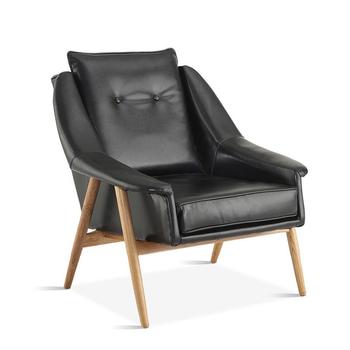 Modern Hotel And Lounge Leather Leisure Chair SA005[1]