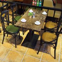 Rustic Industrial X Back Chair And Dining Table GROUP74