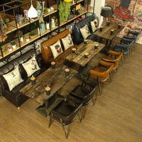 Industrial Metal Furniture Dining Table And Chair GROUP109