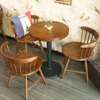 Nordic Low Back Windsor Chair And Table Set GROUP205