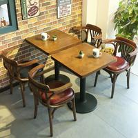 Rustic Coffee Shop Dining Tables And Armchairs GROUP206