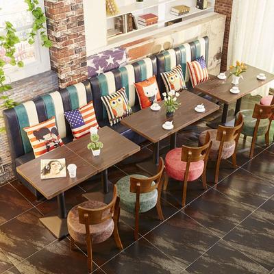 Fashional Restaurant Dining Booths And Table Set SE001-66