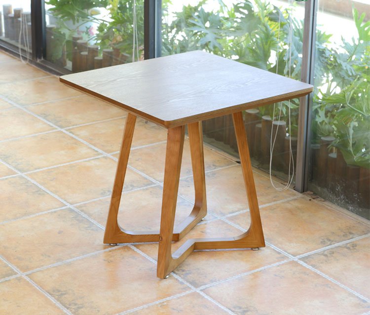 wood table base