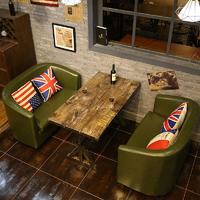 Rustic Club And Bar Dining Table Sofa SE012-14