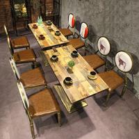 Industrial Style Pub Metal Dining Tables And Chairs GROUP207